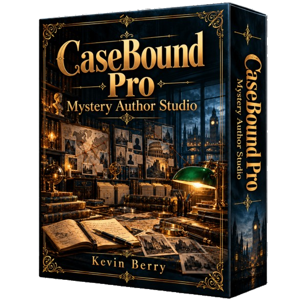 CaseBound Pro Mystery Author Studio product box