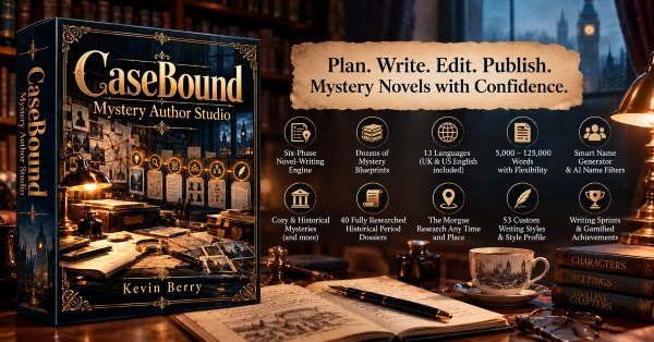 CaseBound Mystery Author Studio, Facebook image